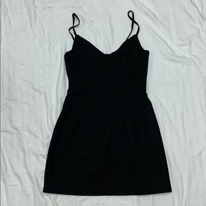 Princess Polly Black Bustier Dress